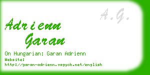 adrienn garan business card